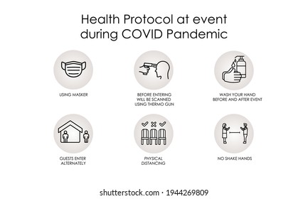 Health Protocol At The Event During Covid Pandemic