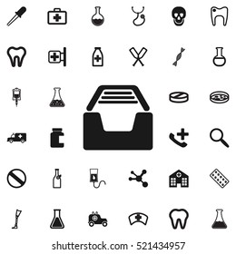 health record folder icon