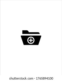 health record icon,vector best flat icon.