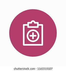 health report icon vector