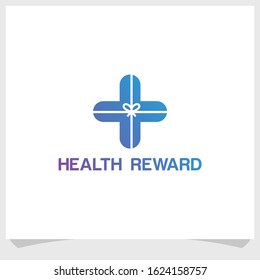 Health Reward Icon Logo Design Vector, Medical Brand Logo Design Template