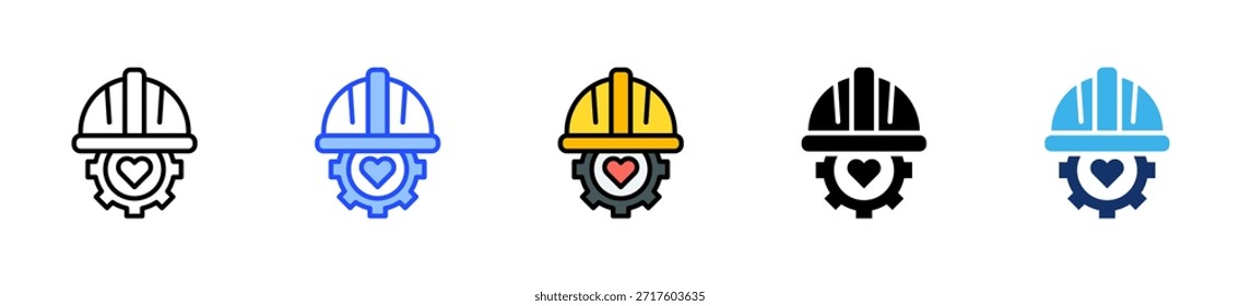 Health And Safety Icon Collection With Multiple Styles