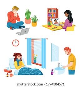 Health and Safety Series People at Home