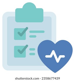 Health Screening icon Illustration for illustration web, app, infographic, etc