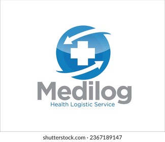 health service logo designs for medical logistic logo service