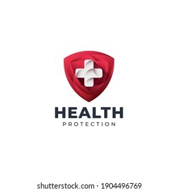 Plantilla de logotipo del Escudo de mantenimiento.