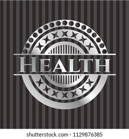 Health silver emblem or badge