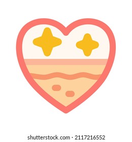 health skin skincare love dermatology care single isolated icon with flat style