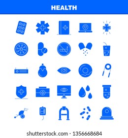 Health Solid Glyph Icon for Web, Print and Mobile UX/UI Kit. Such as: Medical, Tablet, Medicine, Hospital, Healthcare, Medical, Hospital, Patient, Pictogram Pack. - Vector