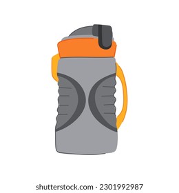 health sport drinking bottle cartoon. plastic blank, healthy cap health sport drinking bottle sign. isolated symbol vector illustration