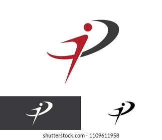 Health success people care logo and symbols template
