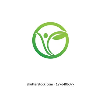 Health success people care logo and symbols template
