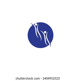 Health success people care logo and symbols template - Vector

