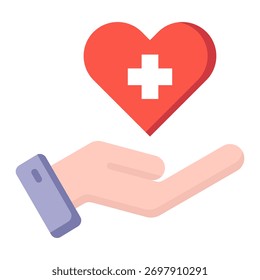 Health Support Icon Element For Design