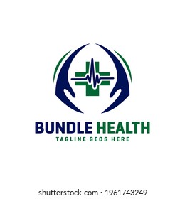 health symbol logo design for company