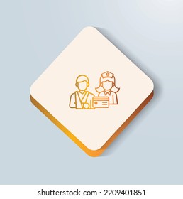 Diseño vectorial de icono del Sistema de Salud
