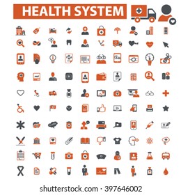 iconos del sistema de salud

