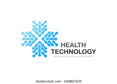 Health Technology Logo Template