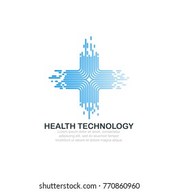 Health Technology Logo Template.