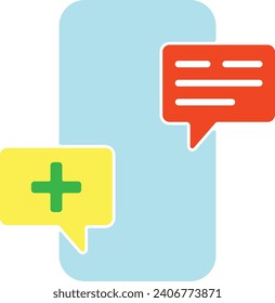 Health Tele Consult Vector Icon