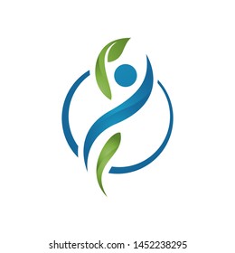 Health Teraphy Medicine Holistic Logo Design Vector Illustrations