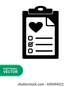 Health Test Vector Icon