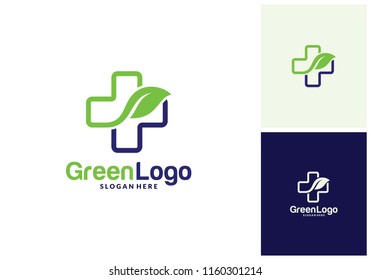 Health tree people logo and Icon Template, Green logo vector