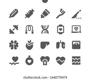 Health v2 UI Pixel Perfect Well-crafted Vector Solid Icons 48x48 Ready for 24x24 Grid for Web Graphics and Apps. Simple Minimal Pictogram