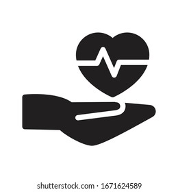 health vector glyph flat icon 