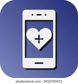 Health Vector Glyph Gradient Background Icon For Personal And Commercial Use.
