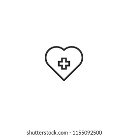 Health vector icon.