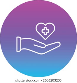 Health vector icon. Can be used for printing, mobile and web applications.