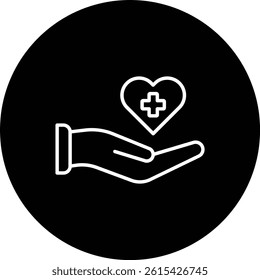 Health vector icon. Can be used for printing, mobile and web applications.