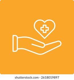 Icono de Vector de salud. Se puede utilizar para aplicaciones de impresión, móviles y de Web.