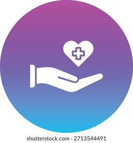 Icono de Vector de salud. Se puede utilizar para aplicaciones de impresión, móviles y de Web.