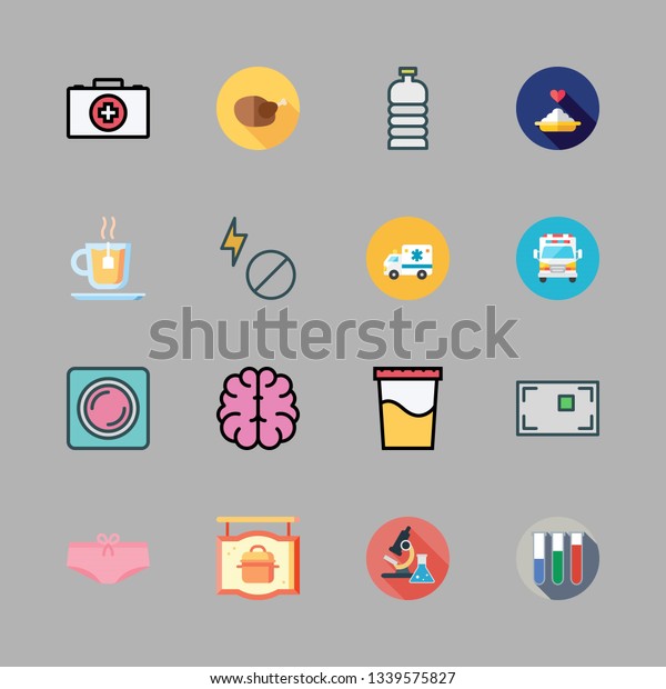 health vector icon\
set