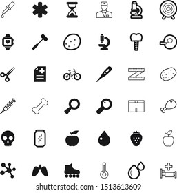 health vector icon set such as: artificial, home, roller, lungs, strawberry, delicious, drip, stethoscope, flue, watering, container, report, dental, aid, halloween, egg, can, cycle, neurology