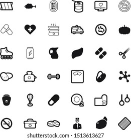 health vector icon set such as: police, hand, thanksgiving, freshness, barber, dieting, atom, pharmacy, sports, unhealthy, gas, protein, chemical, digestive, citrus, aquatic, injured, milk, bcaa
