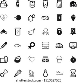 health vector icon set such as: wine, snack, reproductive, machine, summer, chronometer, cartoon, artificial, olive, gender, female, scientific, dent, jar, cleaning, electrocardiogram, sexual, muscle