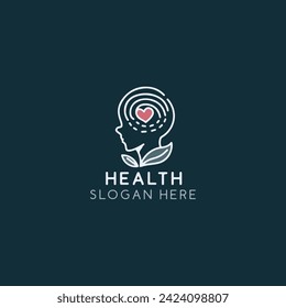 Health - vector logo concept illustration. Human vector logo.