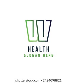 Health - vector logo concept illustration. Human vector logo.