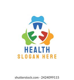 Health - vector logo concept illustration. Human vector logo.