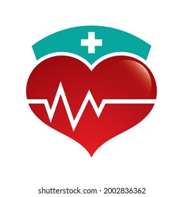 Health vector logo template icon design