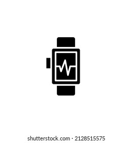 Health Watch Icon Vector Illustration Logo Template For Many Purpose. Isolated On White Background.