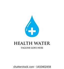 health water logo icon vector template