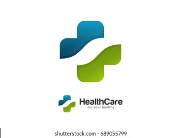 Health Wealth Care Logo Template Vector Stock Vector (Royalty Free ...