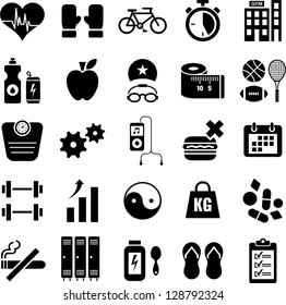 Health and Wellness icons