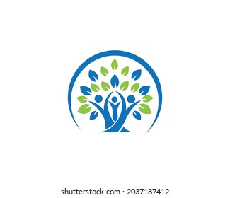 Health Wellness Logo Design Template Vector Stock Vector (Royalty Free ...