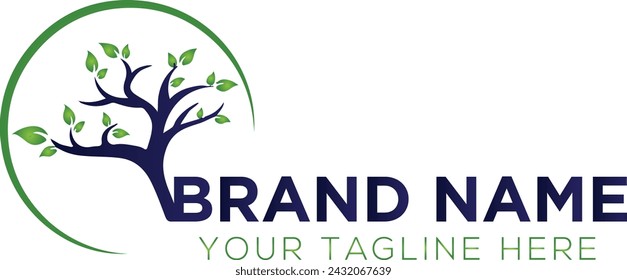 Health, Wellness, medical, beauty, skin care tree vector logo design download for your company