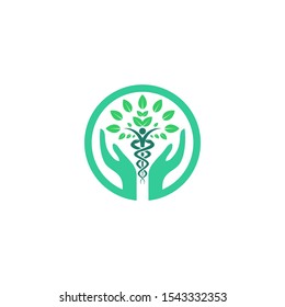 health and wellness panacea and medicine logo